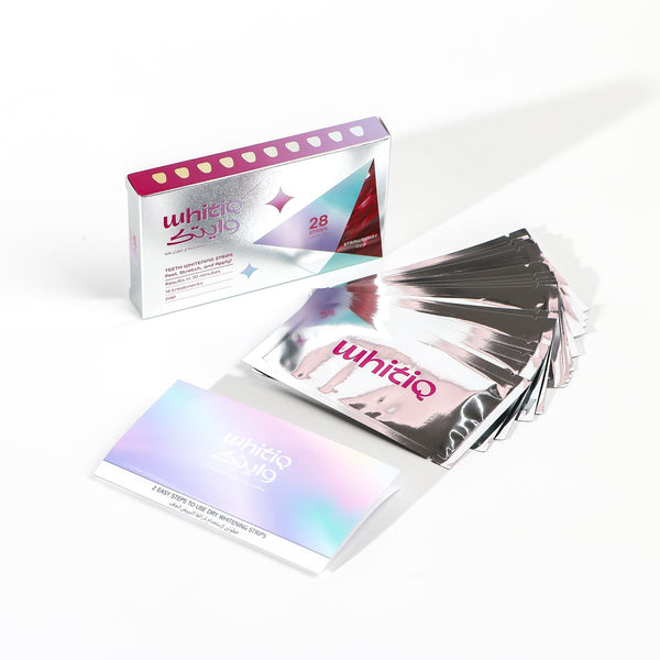 Whitiq Pap Dry Teeth Brightening Strips, Strawberry
