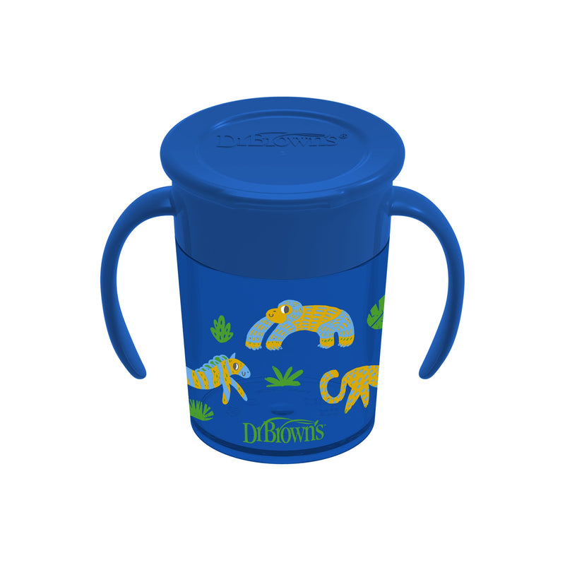 DrBrown's Cheers 360 Training Cup Anti-Spill Blue 200ml 6 Months