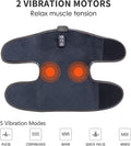Comfier CF-5701 Knee Brace Massager with Heat, Vibrating Massage, Adjustable Wrap
