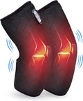 Comfier CF-5701 Knee Brace Massager with Heat, Vibrating Massage, Adjustable Wrap