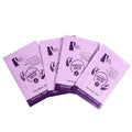 Spa System Lavender Pedicure Set, Sea Salt Soak, Sugar Scrub, Clay Mask and Massage Butter, 4 Pieces