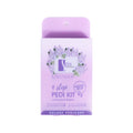 Spa System Lavender Pedicure Set, Sea Salt Soak, Sugar Scrub, Clay Mask and Massage Butter, 4 Pieces