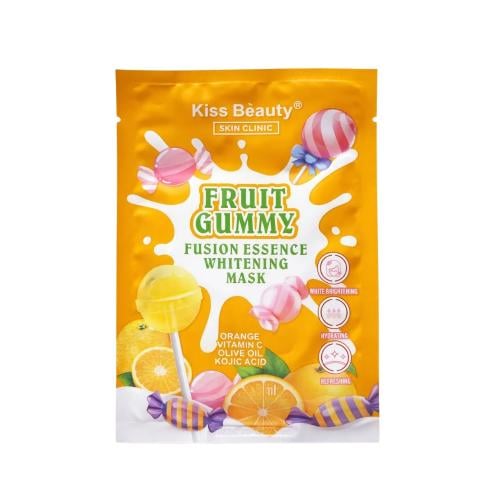 Kiss Beauty Fruit Candy Brightening Face Mask Orange and Olive Oils