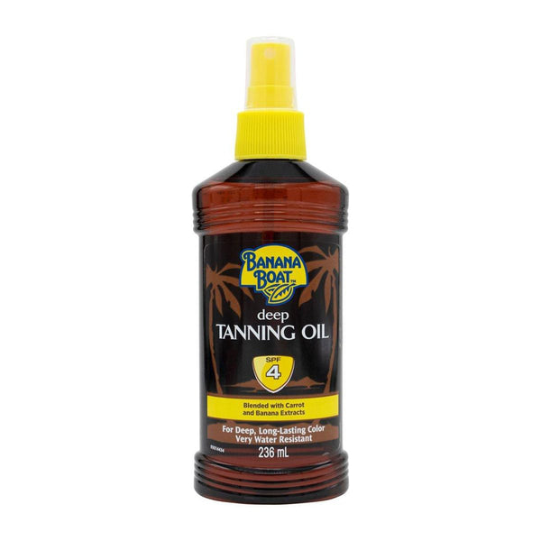 Banana Boat Deep Tanning Oil SPF 4 Broad Spectrum UVA/UVB Protection 236 ml