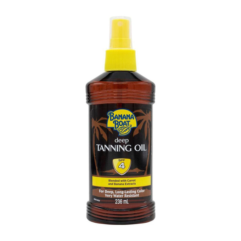 Banana Boat Deep Tanning Oil SPF 4 Broad Spectrum UVA/UVB Protection 236 ml