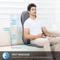 Comfier 3D Shiatsu Full Back Massager Pad with Heat, Rolling Massage and Vibration CF-2913