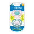 Dr. Brown's Pacifier Advantage Pink Stage 2 Symmetrical Silicone Soother, 2-Pack