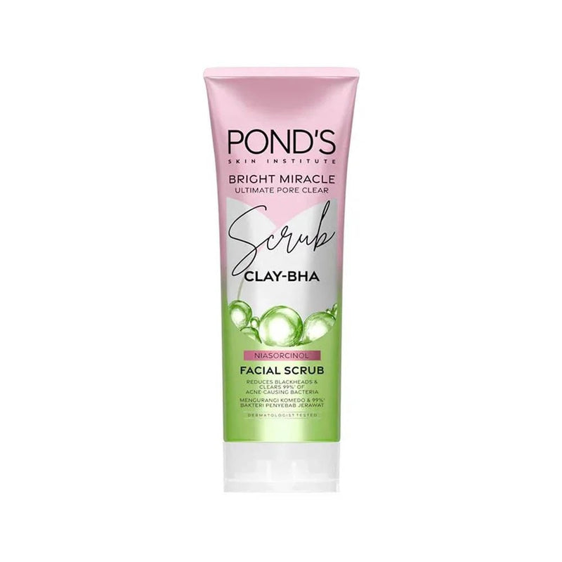 Pond's Bright Miracle Pore Refining Exfoliating Face Wash, Brightening Cleanser, 100 g