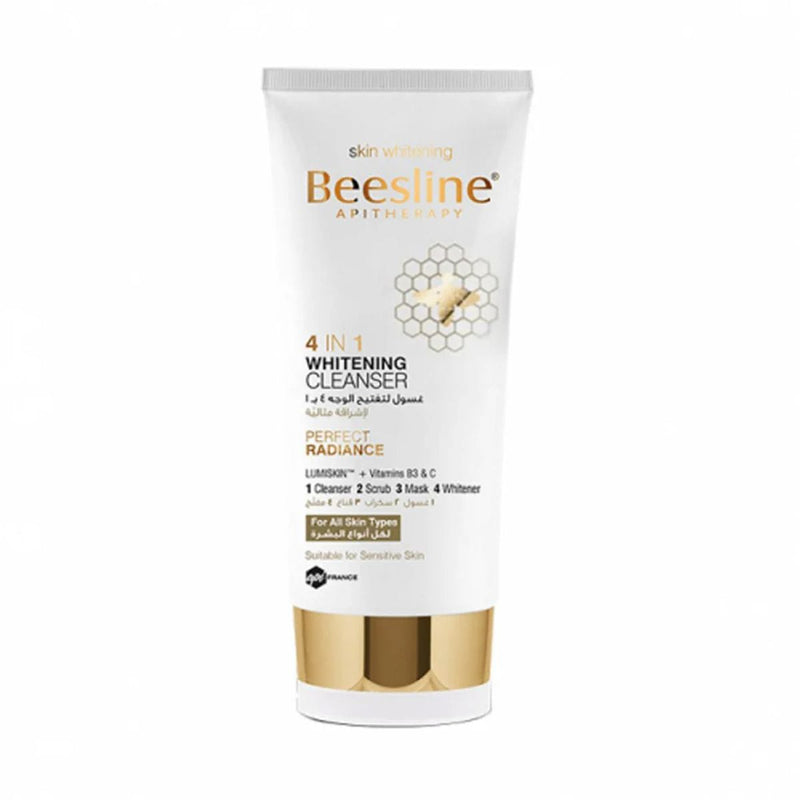 Beesline 4-in-1 Face Brightening Wash Creamy Cleanser Scrub Mask