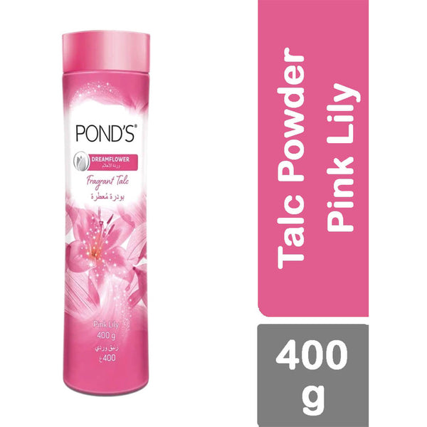 Pond's Magic Freshness Rose Talc Powder, Softening Body Powder, 400 g