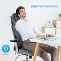 Comfier Shiatsu Neck and Back Massager with Heat, Rolling Massage, Linen CF-2113