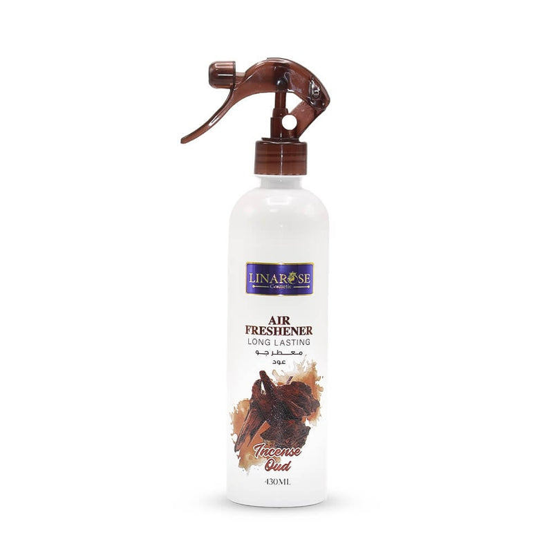 Lina Rose Oud Air Freshener Spray, Long-Lasting Fragrance, 430 ml