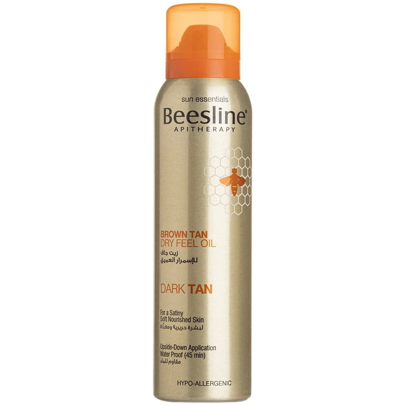 BEESLINE Brown Tan Dry Feel Tanning Oil Aerosol 150ml
