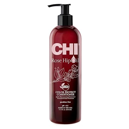CHI Rose Hip Oil Color Nurture Protecting Conditioner, Color Care, 340 ml