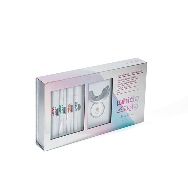 Whitiq Wireless Teeth Brightening Light Kit, 18% HP, Mint Clove Strawberry