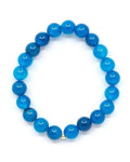Min Maadan Alensan Agate Stone Bracelet Dark Blue 8 cm