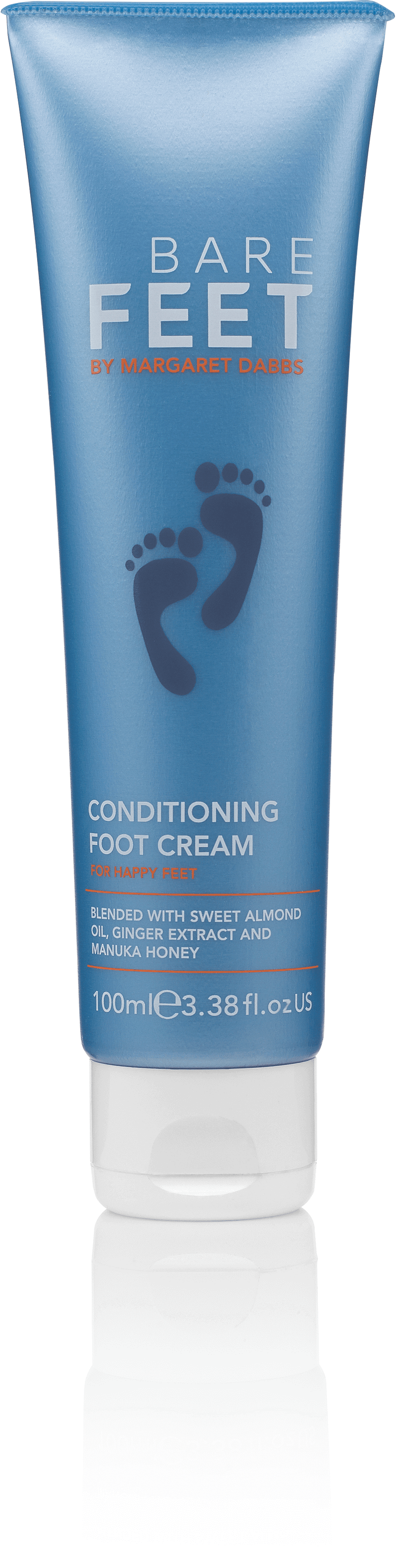 Bare Feet Conditioning Foot Cream for Dry and Rough Feet, Green Tea & Lime, 100ml
