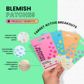 Face Facts Blemish Patches Clouds Salicylic Acid Niacinamide 24 Patches