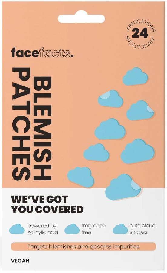 Face Facts Blemish Patches Clouds Salicylic Acid Niacinamide 24 Patches