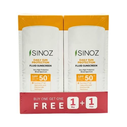 Sennos Daily Sunscreen SPF 50+ Lightweight UVA/UVB Protection 2 x 50ml