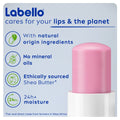 Labello Velvet Rose Lip Balm, Light Pink Tint, Rose Scent