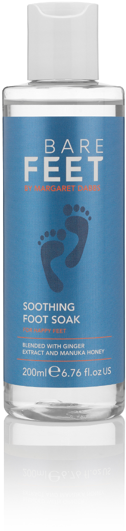 Bare Feet Soothing Foot Soak with Ginger Extract, Manuka Honey, Green Tea & Lime 200ml