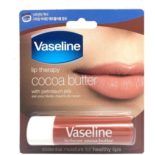 Vaseline Lip Therapy Stick Cocoa Butter Shea Butter Vitamin E