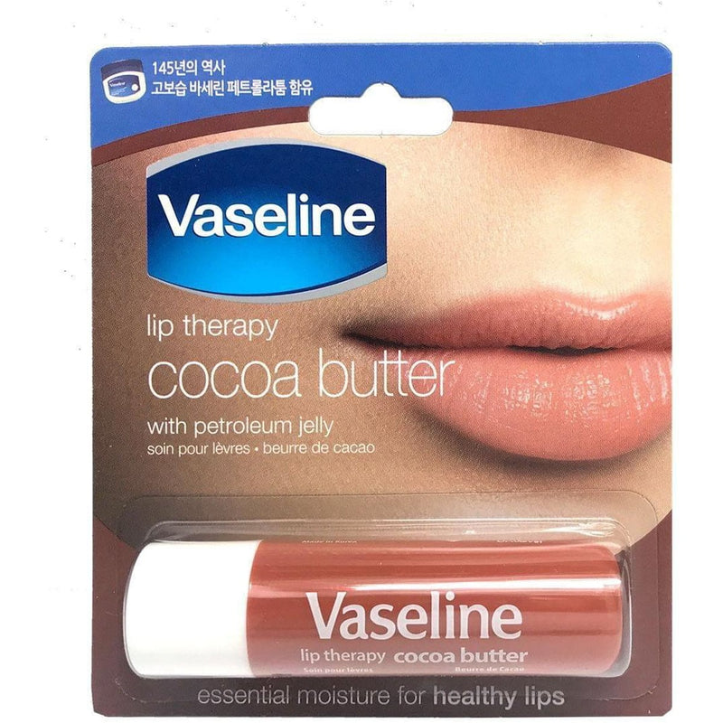 Vaseline Lip Therapy Stick Cocoa Butter Shea Butter Vitamin E