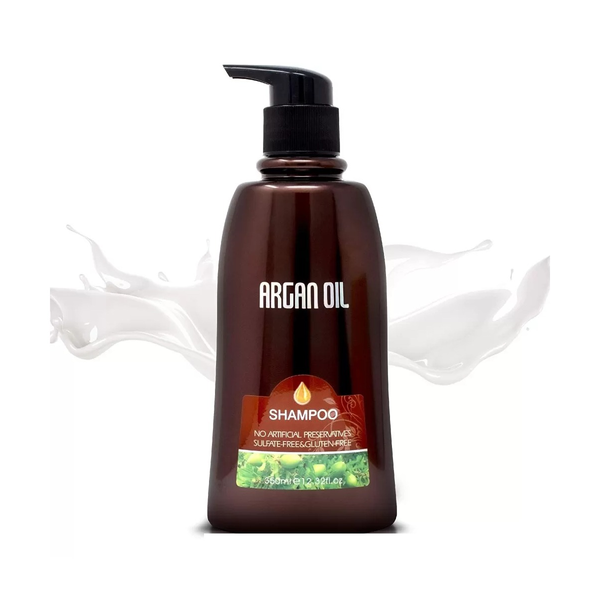 Argan Oil Infused Shampoo Moisturizing Formula with Vitamin E, 350ml