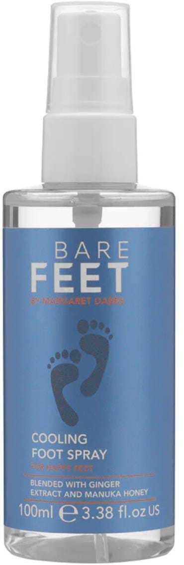 Bare Feet Cooling Foot Spray Cooling Mist Ginger Aloe Vera Green Tea & Lime 100 ml