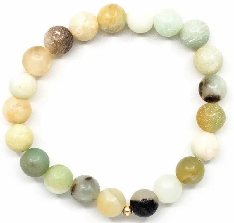 Min Maadan Alensan Stone Bracelet Amazonite 8 cm Slip-On