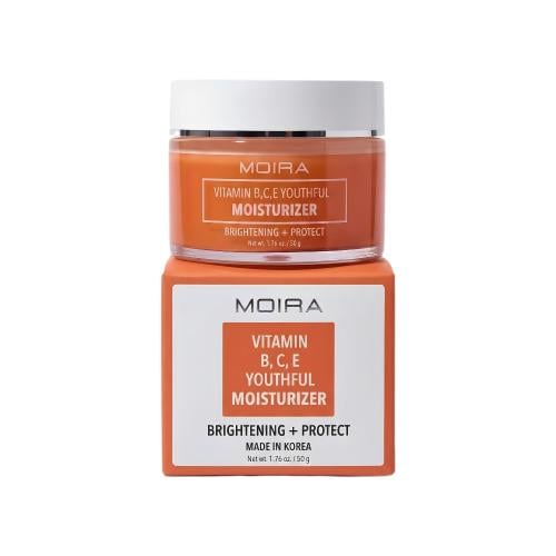 Moira Youth Moisturizer Lightweight Fast-Absorbing Vitamins B, C & E 50g