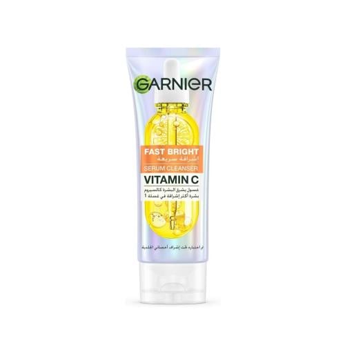 Garnier Skin Active Fast Bright Vitamin C Facial Wash Cleanser Serum 100ml