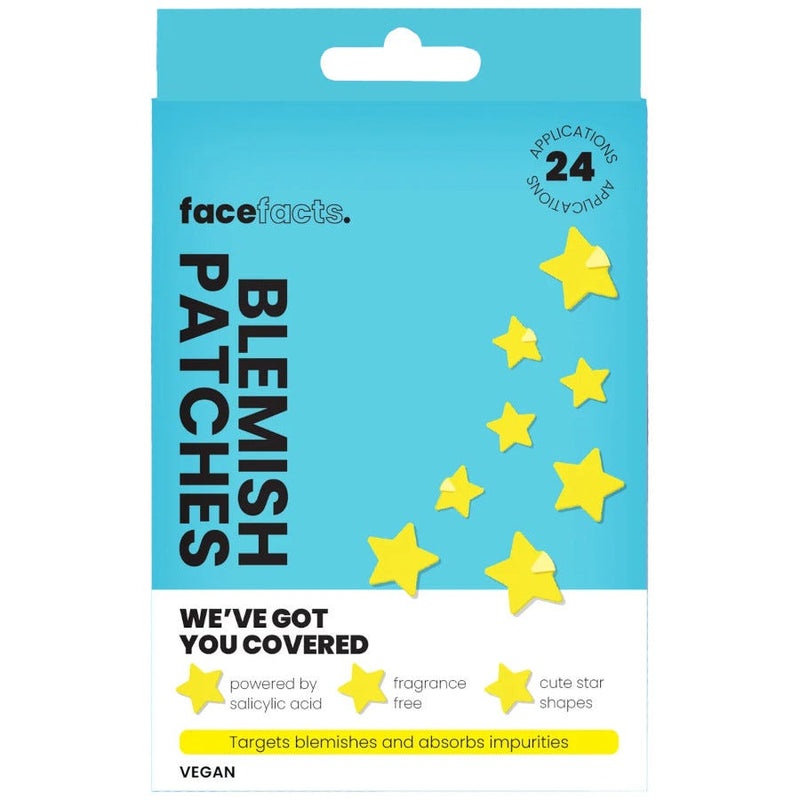 Face Facts Blemish Patches Stars Salicylic Acid and Niacinamide 24 Patches