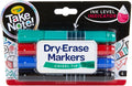 Crayola Take Note Dry Erase Markers Chisel Tip Low Odor Black Blue Red Green 4 Count