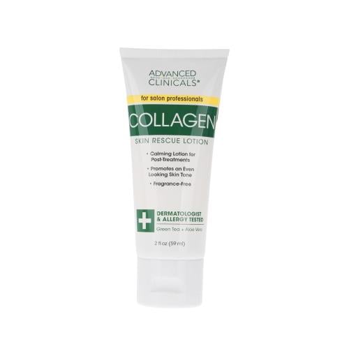 Advanced Clinicals Collagen Skin Repair Lotion, Aloe Vera & Green Tea, Fragrance-Free, 59 ml