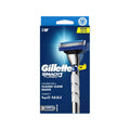 Gillette Mach3 Turbo Razor with Refill Blades, Turbo Anti-Friction Technology