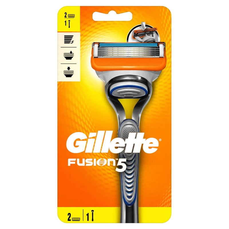 Gillette Fusion 5 Men Razor with 2 Replacement Blades