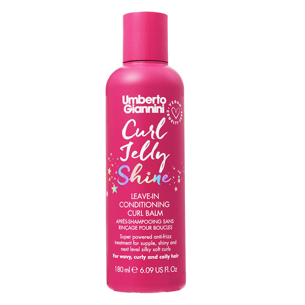 Umberto Giannini Curl Jelly Shine Leave-In Curl Balm Heat Protectant 180ml