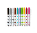 Crayola Fine Line Fabric Markers Permanent Assorted Colors 10 Count