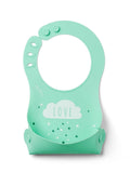 Nuvita Squashy Silicone Bibs Adjustable Neck Waterproof Set of 2