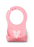 Nuvita Squashy Silicone Bibs Adjustable Neck Waterproof Set of 2