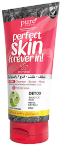 Jasmina 3-in-1 Charcoal Cleansing Gel for Blemish-Prone Skin