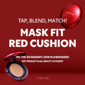 TIRTIR Mask Fit Red Cushion Foundation Cream Semi-Matte 29N Natural Beige 18g