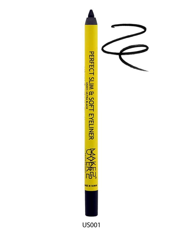 Makeover22 Perfect Slim & Soft Eyeliner Waterproof Ultra Black US001