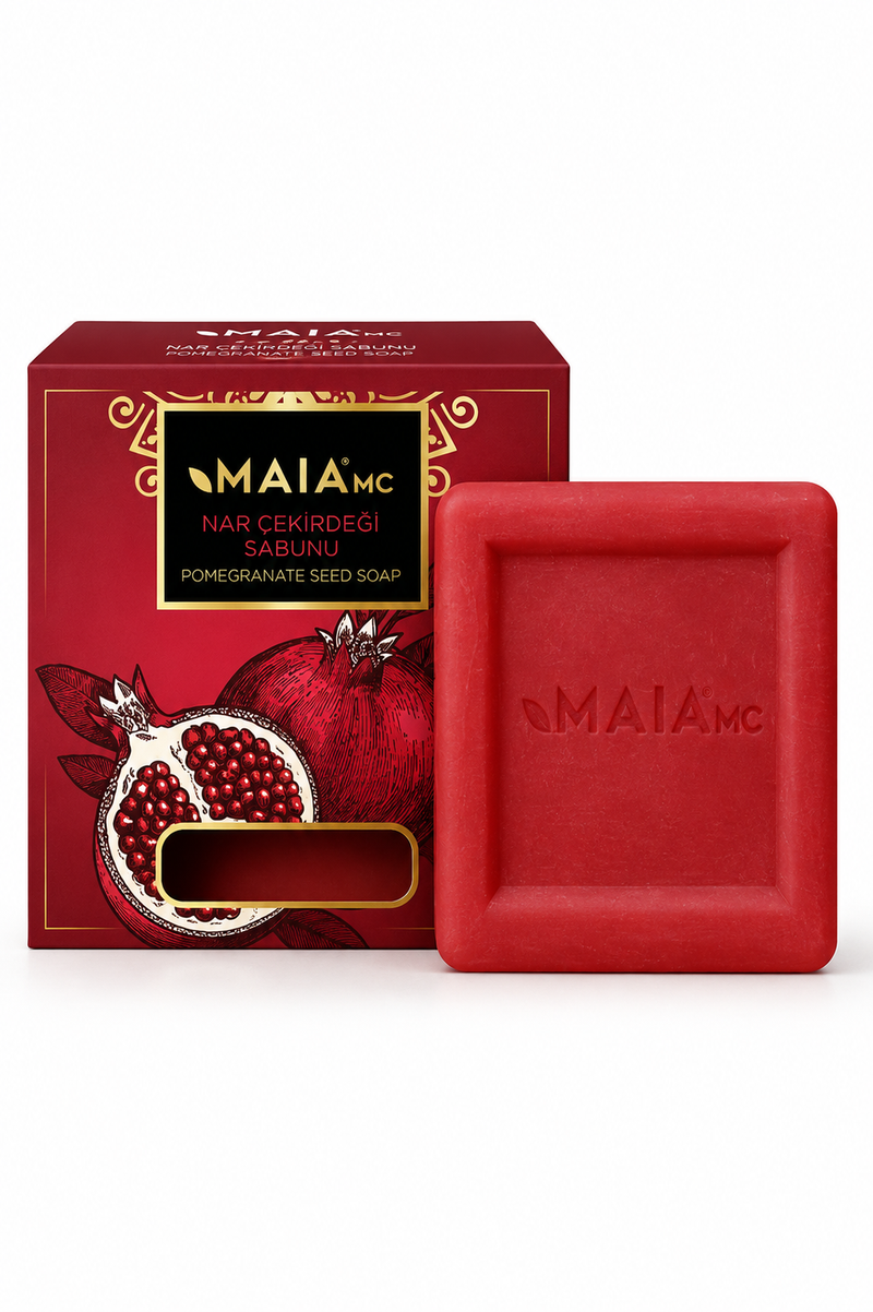 Maia MC Pomegranate Seed Soap Antioxidant Cleansing Bar
