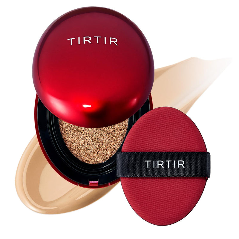 TIRTIR Mask Fit Red Cushion Foundation Cream Semi-Matte 27N Camel 18 g