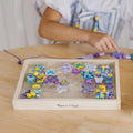 Melissa & Doug Created By Me Butterfly Wooden Bead Jewelry Kit, 120+ Beads, 5 Cords