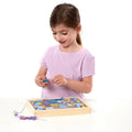Melissa & Doug Created By Me Butterfly Wooden Bead Jewelry Kit, 120+ Beads, 5 Cords