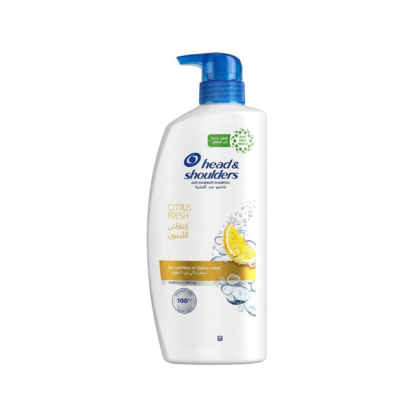 Head & Shoulders Citrus Fresh Shampoo Lemon Scent Deep Cleansing 1000ml